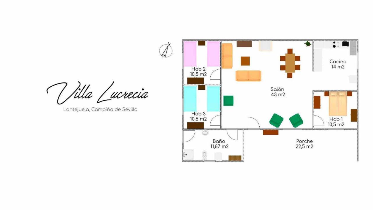 Casa Rural Villa Lucrecia La Lantejuela Eksteriør billede